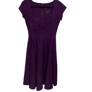 Stop Staring Dress XL Alicia Estrada Midi Rockabilly Pin Up Bombshell Retro 50s